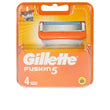 Replacement razorblade Fusion Gillette (4 uds) Gillette