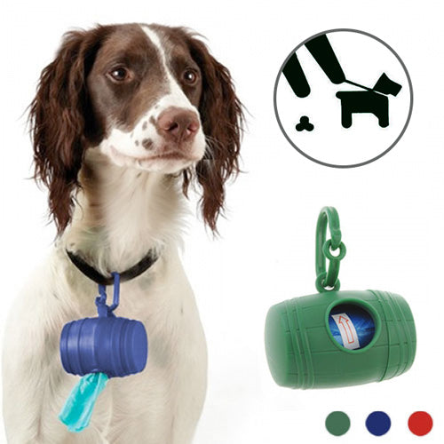 Dog Poop Bag Holder (with 15 Bags) BigBuy Pets